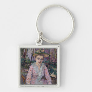 Porte-clés Femme de Henri De Toulouse-Lautrec avec un