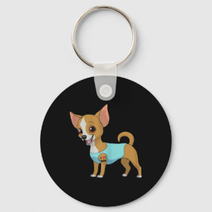 Porte-clés Femme Drôle Chien Chihuahua Aimer Maman Tattoo Cad