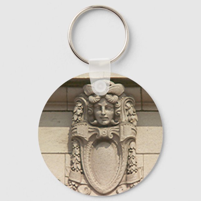 Porte-clés - Femme en pierre (Recto)