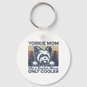 Porte-clés Femme Yorkie Maman _Yorkshire Mama Chien Fête des