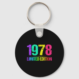 Porte-clés Femmes 1978 Édition Limitée Vintage 78s Rétro Vint