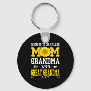 Porte-clés Femmes bénies d'être appelées maman grand-mère arr