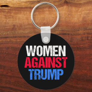 Porte-clés Femmes contre Trump 2024 Élections noir