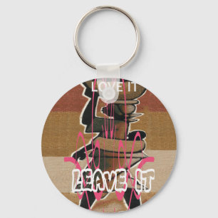 Porte-clés Femmes et enfants La vie n'est pas juste ; habitue