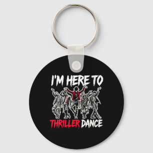 Porte-clés Femmes ici pour danser Fête drôle d'Halloween zomb