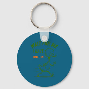 Porte-clés Femmes Petites Jambes Canard Canard Vert