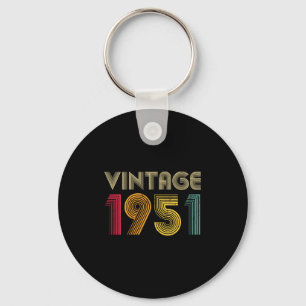 Porte-clés Femmes Vintage 1951 75e anniversaire 75 ans Re