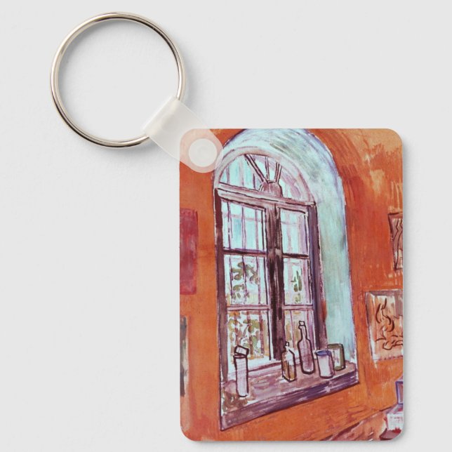 Porte-clés Fenêtre du Studio de Vincent van Gogh à l'Asile (Recto)
