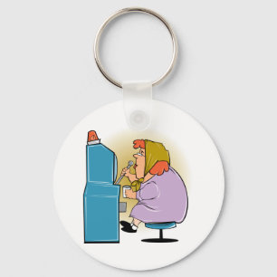 Porte-clés Fentes de machine à sous - jeu à gagner