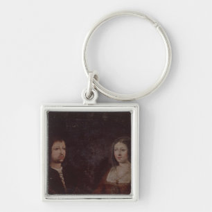 Porte-clés Ferdinand II d'Aragon et d'Isabella I de la