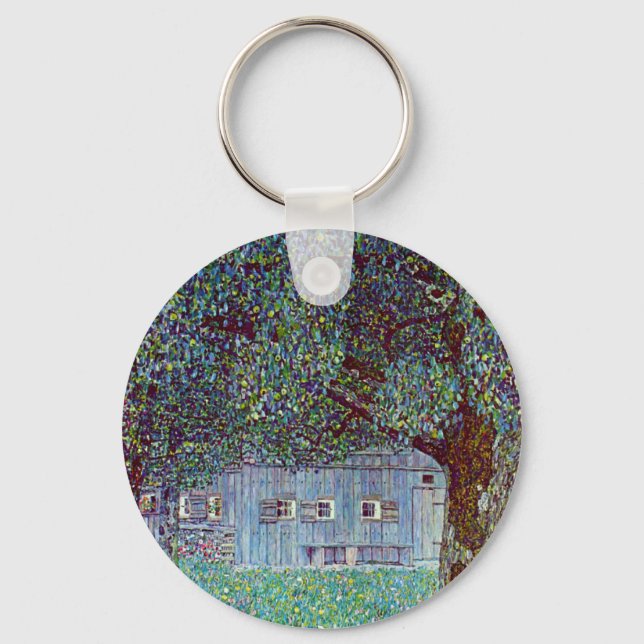 Porte-clés Ferme en Haute-Autriche par Gustav Klimt (Recto)