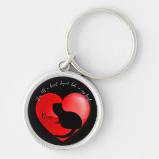 Porte-clés Ferret de conservation de la mémoire des animaux