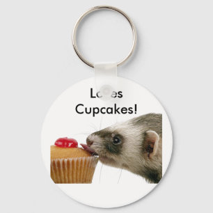Porte-clés Ferrets Love Cupcakes