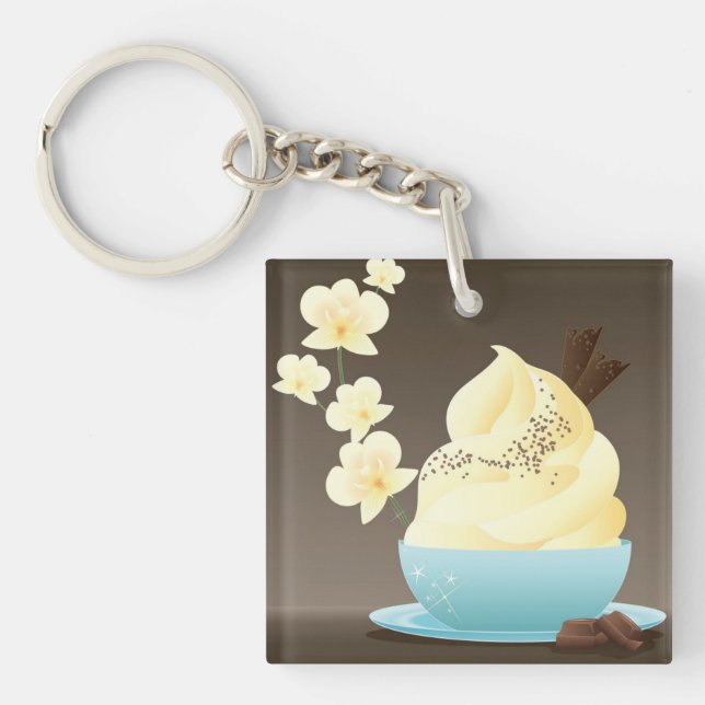 Porte-clés Festin de crème glacée (Devant)
