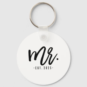 Porte-clés Fête de fiançailles mari et femme couple assorti 