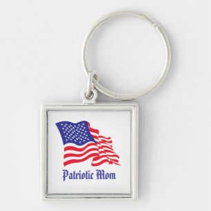 Porte-clés Fête de la mère/mère patriotique