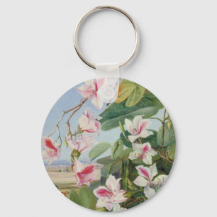 Porte-clés Fête de printemps Florale Rose Destin Amour Paix