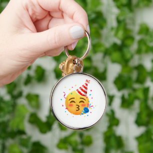 Porte-clés Fête d'émoticônes drôles