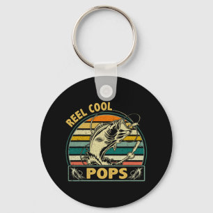 Porte-clés Fête des pères De Pêche Pour L'Arg De Cool vintage