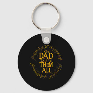 Porte-clés Fête des Pères Un Papa Pour Les Gouverner Tous Cad