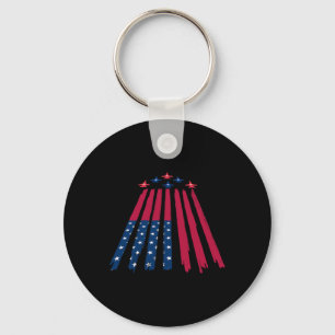 Porte-clés Fête d'indépendance du 4 juillet Quatre juillet Dr