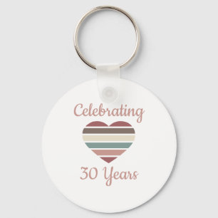 Porte-clés Fête du 30e anniversaire du Mariage