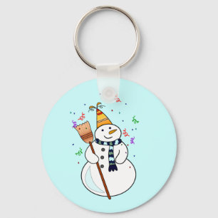Porte-clés Fête du Porte - clé de Snowman