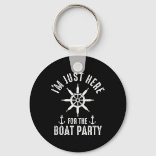 Porte-clés Fête en bateau Capitaine de bateau propriétaire de