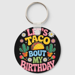 Porte-clés Fête mexicaine cinco de mayo, parlons taco