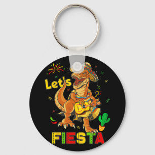 Porte-clés Fets Fiesta Cinco De Mayo Dinosaur Parti Mexicain