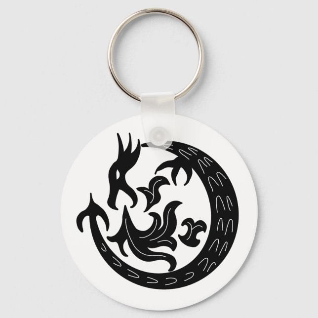 Porte-clés Feu de dragon (Recto)