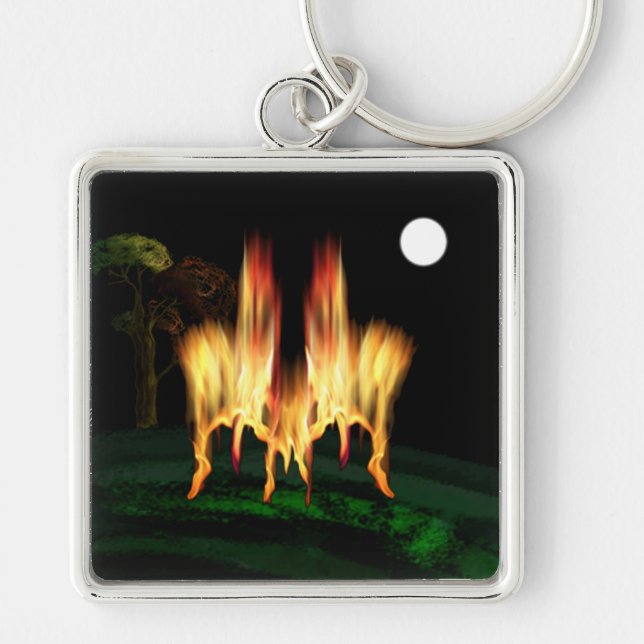 Porte-clés Feu d'incendie (Devant)