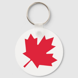Porte-clés Feuille d'érable canadienne