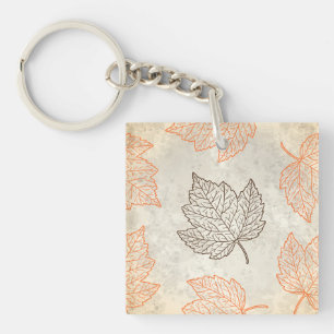 Porte-clés Feuilles d'automne