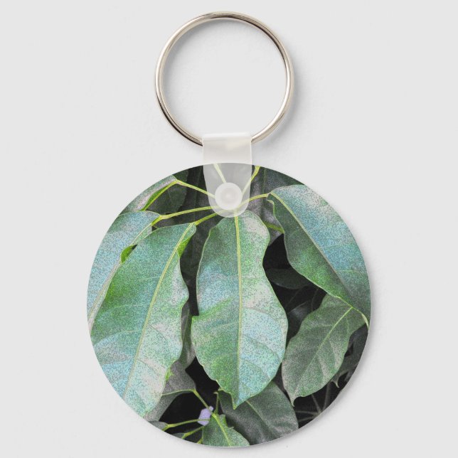 Porte-clés Feuilles de jardin (Recto)