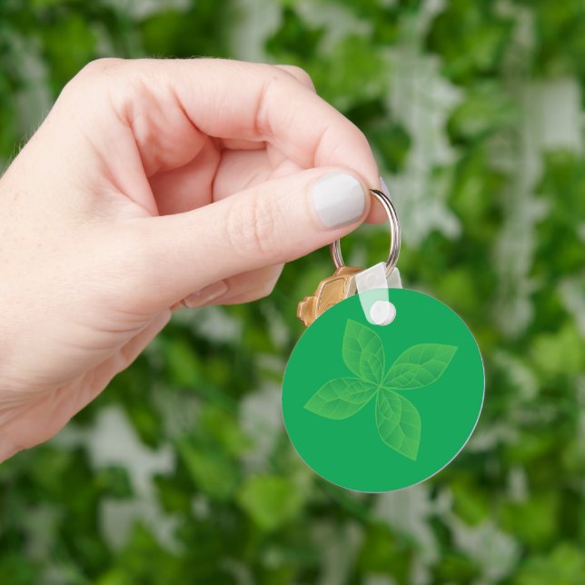 Porte-clés Feuilles de menthe (main)