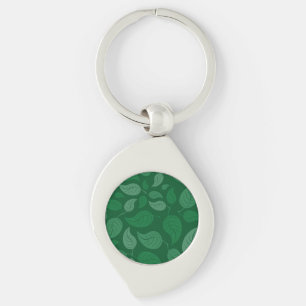 Porte-clés Feuilles verts