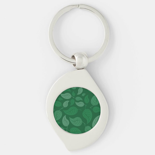Porte-clés Feuilles verts (Devant)