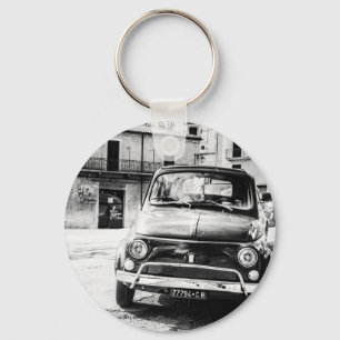 Porte-clés Fiat 500 in Italy retro travel gifts
