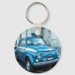 Porte-clés Fiat 500 Véhicule de police en Italie centrale