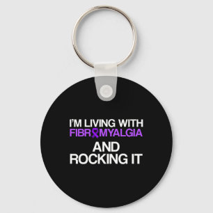 Porte-clés Fibromyalgie Survivant vivant Guerrier vivant