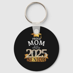 Porte-clés Fier 2025 Senior Maman I Elegant Yellow Celebrati