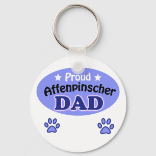 Porte-clés Fier Affenpinscher Papa