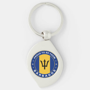 Porte-clés Fier D'Être De La Barbade
