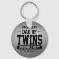 Fier D'Être Papa De Twins Superdad Dept.