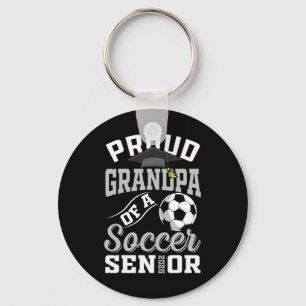 Porte-clés Fier grand-père d'un senior de soccer Cl de 2026 G