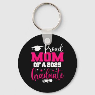 Porte-clés Fier Maman D'Un Diplômé 2025 Cl Graduation Senior