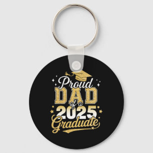 Porte-clés Fier Papa D'Un Cl De 2025 Graduate Graduati Senior