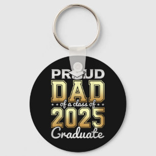 Porte-clés Fier Papa D'Un Cl De 2025 Graduate Graduation Papa