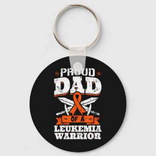 Porte-clés Fier Papa D'Une Leucémie Guerrier Daddy Awareness 
